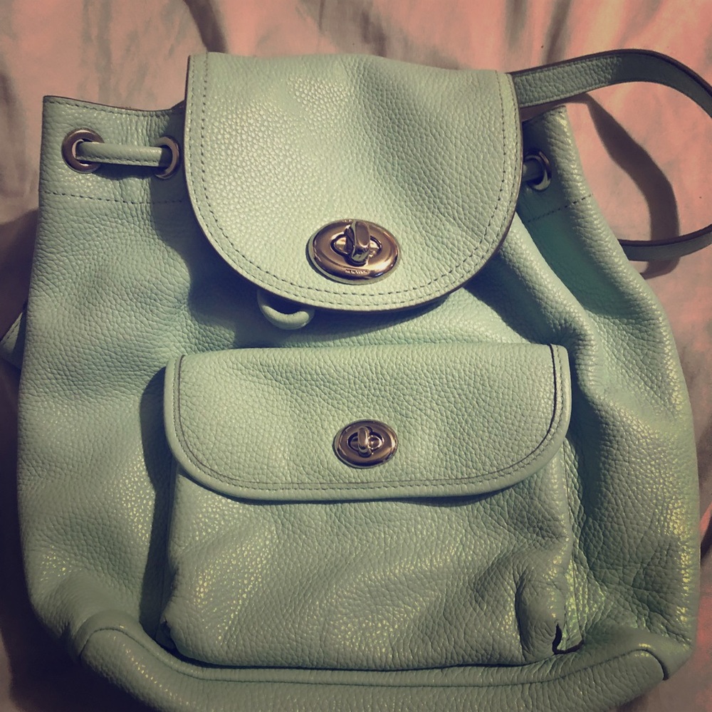 Coach a backpack Purse